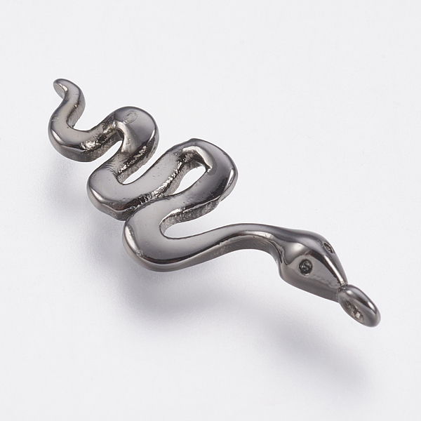 PandaHall Brass Charms, Lead Free & Cadmium Free, Snake, Gunmetal, 28x9x3.5mm, Hole: 1.2mm Brass Snake
PandaHall Brass Charms, Lead Free & Cadmium Free, Snake, Gunmetal, 28x9x3.5mm, Hole: 1.2mm Brass Snake