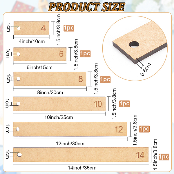 PandaHall Wooden Ribbon Tail Rulers Set, Wreath Making Ribbon Ruler, Sewing Tools, Rectangle, BurlyWood, 100~351x38x6mm, Hole: 10mm..., Orange
PandaHall Wooden Ribbon Tail Rulers Set, Wreath Making Ribbon Ruler, Sewing Tools, Rectangle, BurlyWood, 100~351x38x6mm, Hole: 10mm..., Orange