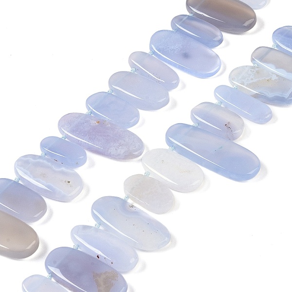 PandaHall Natural Blue Lace Agate Beads Strands, Nuggets, Top Drilled, 13~36x7~14x3~6.5mm, Hole: 1mm, about 37pcs/strand, 16.06''(40.8cm)...
PandaHall Natural Blue Lace Agate Beads Strands, Nuggets, Top Drilled, 13~36x7~14x3~6.5mm, Hole: 1mm, about 37pcs/strand, 16.06''(40.8cm)...