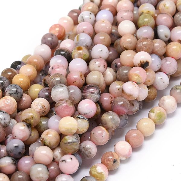 PandaHall Natural Pink Opal Beads Strands, Round, 8~8.5mm, Hole: 1mm, about 46~49pcs/strand, 15.55 inch(39.5cm) Pink Opal Round
PandaHall Natural Pink Opal Beads Strands, Round, 8~8.5mm, Hole: 1mm, about 46~49pcs/strand, 15.55 inch(39.5cm) Pink Opal Round