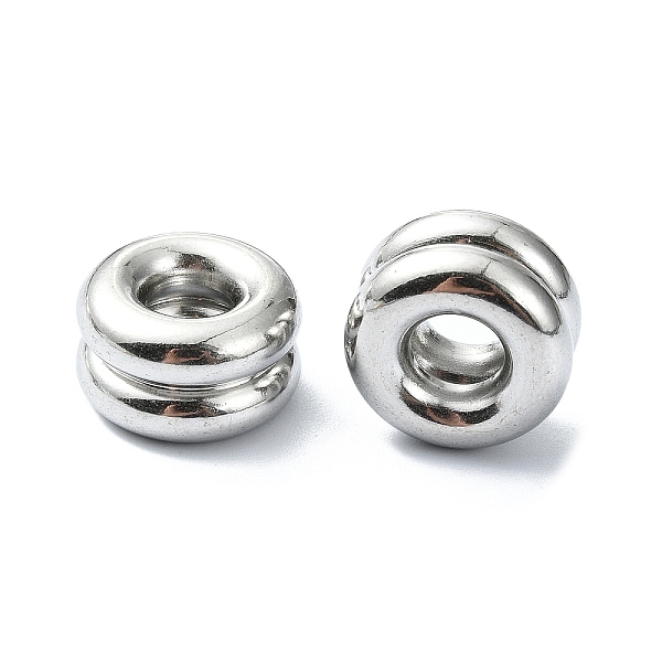 PandaHall 304 Stainless Steel European Beads, Large Hole Beads, Grooved Beads, Column, Stainless Steel Color, 14.5x9mm, Hole: 6mm 304...
PandaHall 304 Stainless Steel European Beads, Large Hole Beads, Grooved Beads, Column, Stainless Steel Color, 14.5x9mm, Hole: 6mm 304...