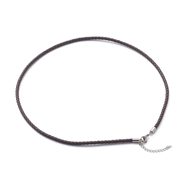 PandaHall Braided Waxed Polyester Cord Necklaces Making, with 304 Stainless Steel Lobster Claw Clasps, Stainless Steel Color, Coconut Brown...
PandaHall Braided Waxed Polyester Cord Necklaces Making, with 304 Stainless Steel Lobster Claw Clasps, Stainless Steel Color, Coconut Brown...
