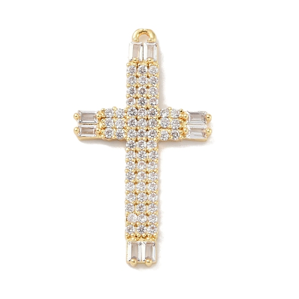PandaHall Rack Plating Brass Micro Pave Cubic Zirconia Pendants, Long-Lasting Plated, Lead Free & Cadmium Free, Real 18K Gold Plated, Cross..., Clear
PandaHall Rack Plating Brass Micro Pave Cubic Zirconia Pendants, Long-Lasting Plated, Lead Free & Cadmium Free, Real 18K Gold Plated, Cross..., Clear