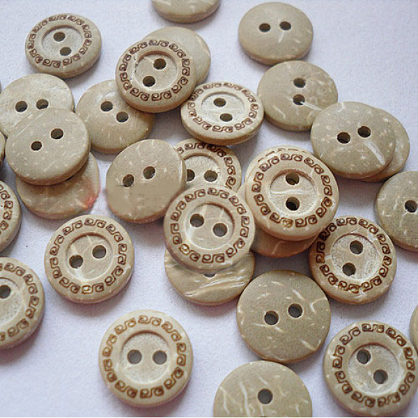 PandaHall 2-Hole Flat Round Buttons, Coconut Buttons, Khaki, 11mm, about 100pcs/bag Coconut Flat Round Yellow
PandaHall 2-Hole Flat Round Buttons, Coconut Buttons, Khaki, 11mm, about 100pcs/bag Coconut Flat Round Yellow
