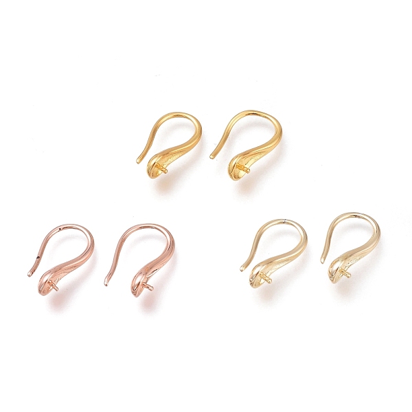 PandaHall Brass Earring Hooks, Long-Lasting Plated, Ear Wire, for Half Drilled Beads, Mixed Color, 14.7mm, 21 Gauge, Pin: 0.7mm Brass
PandaHall Brass Earring Hooks, Long-Lasting Plated, Ear Wire, for Half Drilled Beads, Mixed Color, 14.7mm, 21 Gauge, Pin: 0.7mm Brass