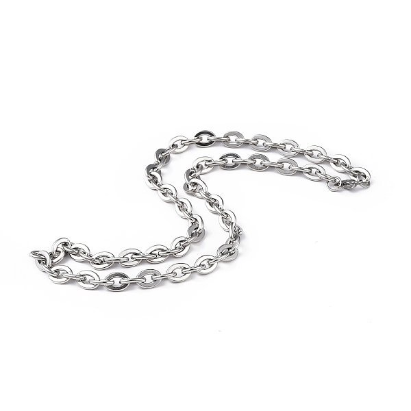 PandaHall 201 Stainless Steel Cable Chain Necklace for Men Women, Stainless Steel Color, 20.28 inch(51.5cm) 201 Stainless Steel
PandaHall 201 Stainless Steel Cable Chain Necklace for Men Women, Stainless Steel Color, 20.28 inch(51.5cm) 201 Stainless Steel