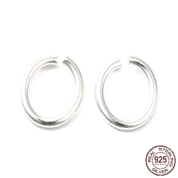 PandaHall 925 Sterling Silver Open Jump Rings, Oval, Silver, 18 Gauge, 7.5x6x1mm, Inner Diameter: 4.5x5.5mm, about 71pcs/10g Sterling Silver...
PandaHall 925 Sterling Silver Open Jump Rings, Oval, Silver, 18 Gauge, 7.5x6x1mm, Inner Diameter: 4.5x5.5mm, about 71pcs/10g Sterling Silver...