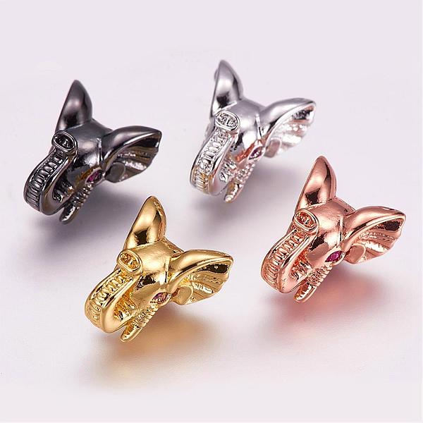 PandaHall Brass Micro Pave Cubic Zirconia Beads, Elephant, Mixed Color, 15.5x12.5x10mm, Hole: 2mm Brass+Cubic Zirconia Elephant
PandaHall Brass Micro Pave Cubic Zirconia Beads, Elephant, Mixed Color, 15.5x12.5x10mm, Hole: 2mm Brass+Cubic Zirconia Elephant