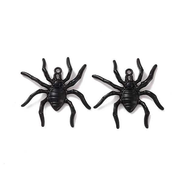 PandaHall Rack Plating Alloy Halloween Style Pandants, Spider, Electrophoresis Black, 37x35.5x4mm, Hole: 1.7mm Alloy Spider
PandaHall Rack Plating Alloy Halloween Style Pandants, Spider, Electrophoresis Black, 37x35.5x4mm, Hole: 1.7mm Alloy Spider