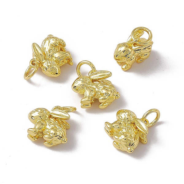 PandaHall Rack Plating Brass Charms, with Jump Ring, Long-Lasting Plated, Cadmium Free & Nickel Free & Lead Free, Rabbit Charm, Real 18K...
PandaHall Rack Plating Brass Charms, with Jump Ring, Long-Lasting Plated, Cadmium Free & Nickel Free & Lead Free, Rabbit Charm, Real 18K...