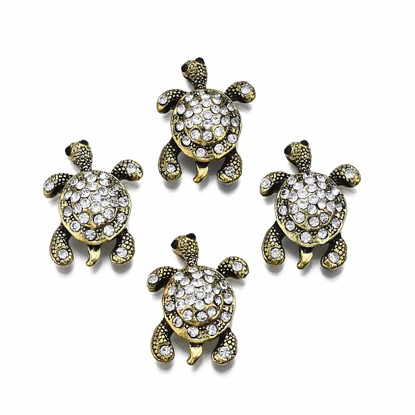 PandaHall Alloy Cabochons, with Rhinestone, Cadmium Free & Lead Free, Tortoise, Antique Bronze, 24x17.5x6.5mm Alloy+Rhinestone Tortoise..., Clear
PandaHall Alloy Cabochons, with Rhinestone, Cadmium Free & Lead Free, Tortoise, Antique Bronze, 24x17.5x6.5mm Alloy+Rhinestone Tortoise..., Clear