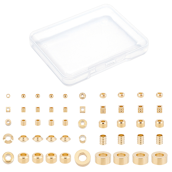 PandaHall CREATCABIN 60Pcs 10 Style Brass Beads, Long-Lasting Plated, Column, Real 24K Gold Plated, 2.5x1.5mm, Hole: 1.6mm, 6Pcs/Style Brass...
PandaHall CREATCABIN 60Pcs 10 Style Brass Beads, Long-Lasting Plated, Column, Real 24K Gold Plated, 2.5x1.5mm, Hole: 1.6mm, 6Pcs/Style Brass...