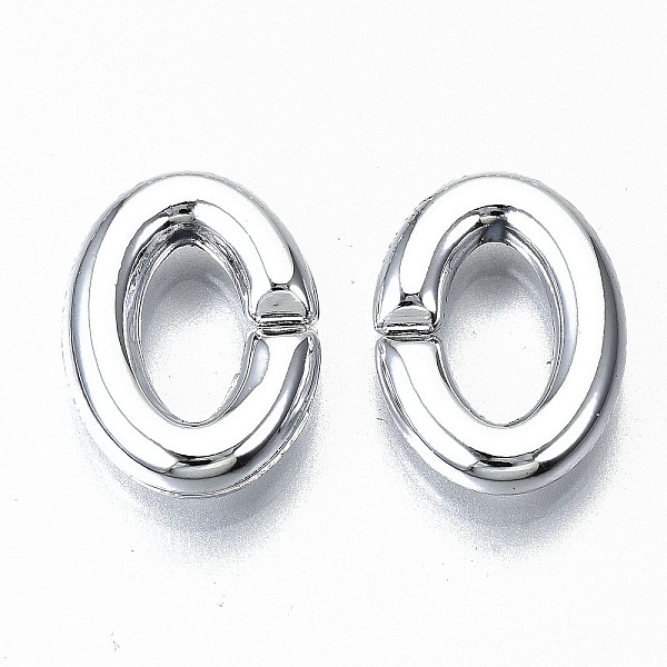 PandaHall CCB Plastic Linkings Rings, Quick Link Connectors, For Jewelry Cable Chains Making, Oval, Platinum, 16x11x3mm, Inner Diameter...
PandaHall CCB Plastic Linkings Rings, Quick Link Connectors, For Jewelry Cable Chains Making, Oval, Platinum, 16x11x3mm, Inner Diameter...