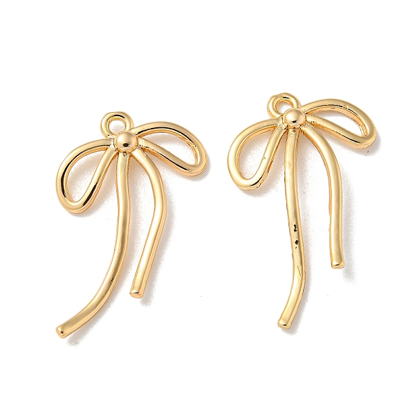 PandaHall Brass Pendants, Bowknot, Real 18K Gold Plated, 20x12x2mm, Hole: 1mm Brass Bowknot
PandaHall Brass Pendants, Bowknot, Real 18K Gold Plated, 20x12x2mm, Hole: 1mm Brass Bowknot