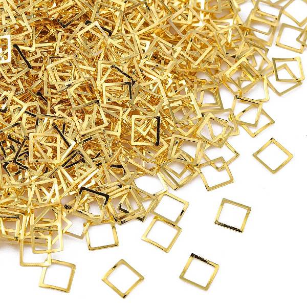 PandaHall Brass Cabochons, Nail Art Studs, Nail Art Decoration Accessories, Square, Golden, 5x5x0.2mm Brass Square
PandaHall Brass Cabochons, Nail Art Studs, Nail Art Decoration Accessories, Square, Golden, 5x5x0.2mm Brass Square