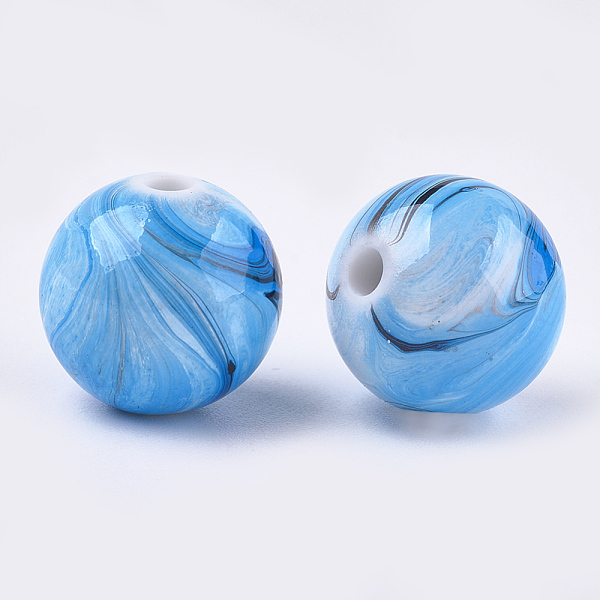 PandaHall Opaque Spray Painted Acrylic Beads, Round, Mixed Color, 10x9.5mm, Hole: 2mm, about 900pcs/500g Acrylic Round Multicolor
PandaHall Opaque Spray Painted Acrylic Beads, Round, Mixed Color, 10x9.5mm, Hole: 2mm, about 900pcs/500g Acrylic Round Multicolor