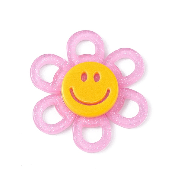 PandaHall Acrylic Cabochons, with Glitter Powder, Flower with Smiling Face, Violet, 37x4.5mm Acrylic Flower Purple
PandaHall Acrylic Cabochons, with Glitter Powder, Flower with Smiling Face, Violet, 37x4.5mm Acrylic Flower Purple