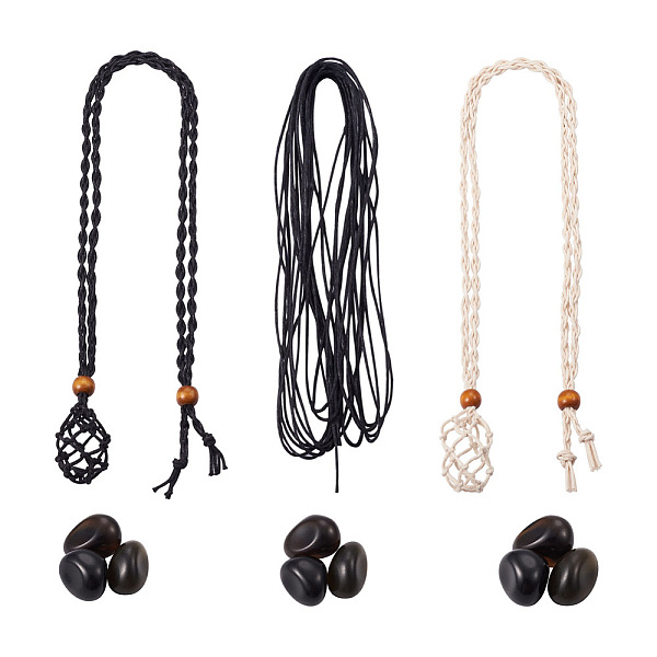 PandaHall Crafans DIY Stone Beads Braided Bracelet Making Kit, Includign Waxed Cotton Thread Cords, Necklace Making, Natural Obsidian Beads..., Black
PandaHall Crafans DIY Stone Beads Braided Bracelet Making Kit, Includign Waxed Cotton Thread Cords, Necklace Making, Natural Obsidian Beads..., Black