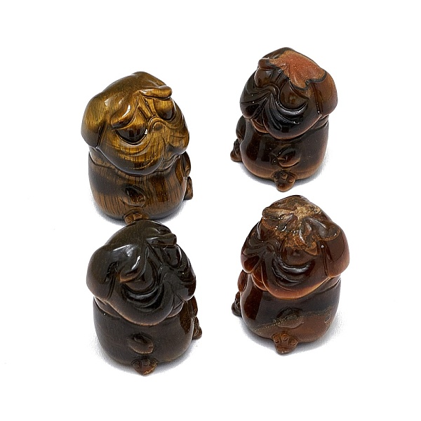 PandaHall Natural Tiger Eye Sculpture Display Decorations, for Home Office Desk, Dog, 20.5~22x20~23x27~30mm Tiger Eye Dog
PandaHall Natural Tiger Eye Sculpture Display Decorations, for Home Office Desk, Dog, 20.5~22x20~23x27~30mm Tiger Eye Dog