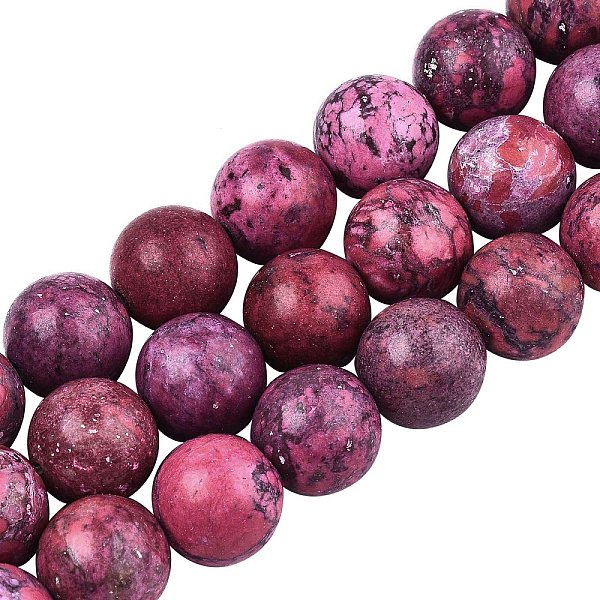 PandaHall Natural American Turquoise Beads Strands, Dyed & Heated, Round, Camellia, 10mm, Hole: 1mm, about 37~38pcs/strand, 15-1/8 inch..., Pink
PandaHall Natural American Turquoise Beads Strands, Dyed & Heated, Round, Camellia, 10mm, Hole: 1mm, about 37~38pcs/strand, 15-1/8 inch..., Pink