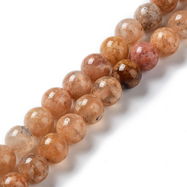 PandaHall Natural Flower Agate Beads Strands, Round, 6~6.5mm, Hole: 0.8mm, about 63pcs/strand, 15.35''(39cm) Flower Agate Round
PandaHall Natural Flower Agate Beads Strands, Round, 6~6.5mm, Hole: 0.8mm, about 63pcs/strand, 15.35''(39cm) Flower Agate Round