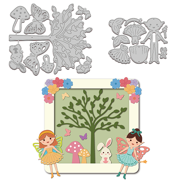 PandaHall GLOBLELAND 2Pcs Fairy Tree Cutting Dies Metal Elf Bunny Mushroom Skirt Die Cuts Embossing Stencils Template for Paper Card Making...
PandaHall GLOBLELAND 2Pcs Fairy Tree Cutting Dies Metal Elf Bunny Mushroom Skirt Die Cuts Embossing Stencils Template for Paper Card Making...