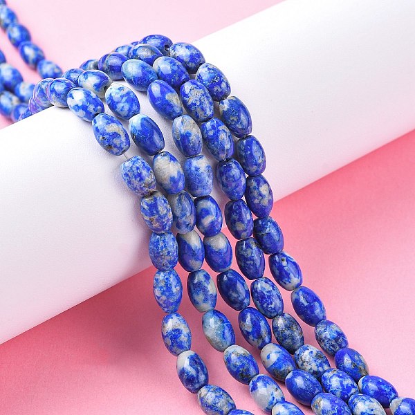 PandaHall Natural Lapis Lazuli Beads Strands, Drum, 9x6mm, Hole: 1mm, about 43pcs/strand, 153.54''(390cm) Lapis Lazuli Drum
PandaHall Natural Lapis Lazuli Beads Strands, Drum, 9x6mm, Hole: 1mm, about 43pcs/strand, 153.54''(390cm) Lapis Lazuli Drum