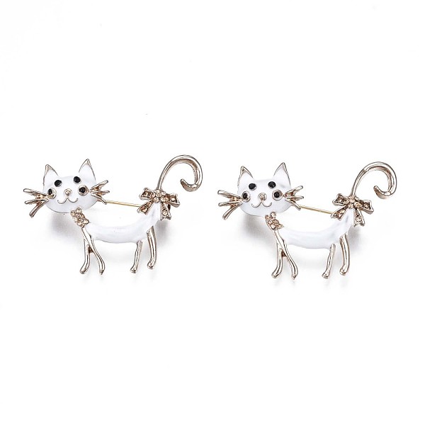 PandaHall Cat Enamel Pin with Rhinestone, 3D Animal Alloy Brooch Backpack Clothes, Nickel Free & Lead Free, Light Golden, Creamy White..., Black
PandaHall Cat Enamel Pin with Rhinestone, 3D Animal Alloy Brooch Backpack Clothes, Nickel Free & Lead Free, Light Golden, Creamy White..., Black