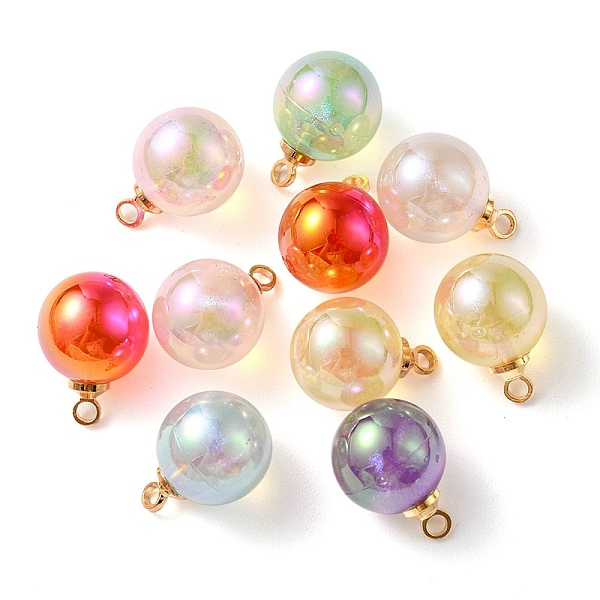 PandaHall 10Pcs UV Plating Acrylic Pendants, with Light Gold Tone Brass Findings, Round Charm, Mixed Color, 13.5x9.5mm, Hole: 1.6mm Acrylic..., Multicolor
PandaHall 10Pcs UV Plating Acrylic Pendants, with Light Gold Tone Brass Findings, Round Charm, Mixed Color, 13.5x9.5mm, Hole: 1.6mm Acrylic..., Multicolor