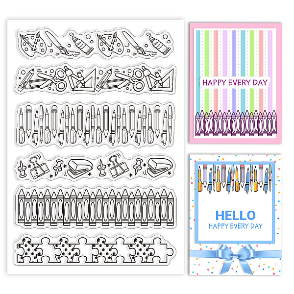 PandaHall Custom PVC Plastic Clear Stamps, for DIY Scrapbooking, Photo Album Decorative, Cards Making, Tool, 160x110x3mm Plastic Tool Clear
PandaHall Custom PVC Plastic Clear Stamps, for DIY Scrapbooking, Photo Album Decorative, Cards Making, Tool, 160x110x3mm Plastic Tool Clear