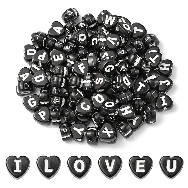 PandaHall Craft Style Acrylic Beads, Horizontal Hole, Heart with Random Mixed Letters, White, 6.5x6.5x4mm, Hole: 1.5mm Acrylic Heart White
PandaHall Craft Style Acrylic Beads, Horizontal Hole, Heart with Random Mixed Letters, White, 6.5x6.5x4mm, Hole: 1.5mm Acrylic Heart White