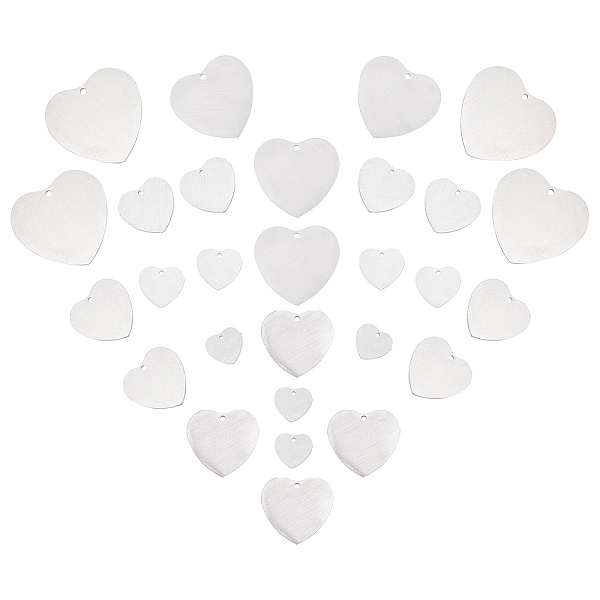PandaHall Unicraftale 28Pcs 7 Style 304 Stainless Steel Pendants, Stamping Blank Tag, Laser Cut, Double-sided Drawing Effect, Heart...
PandaHall Unicraftale 28Pcs 7 Style 304 Stainless Steel Pendants, Stamping Blank Tag, Laser Cut, Double-sided Drawing Effect, Heart...