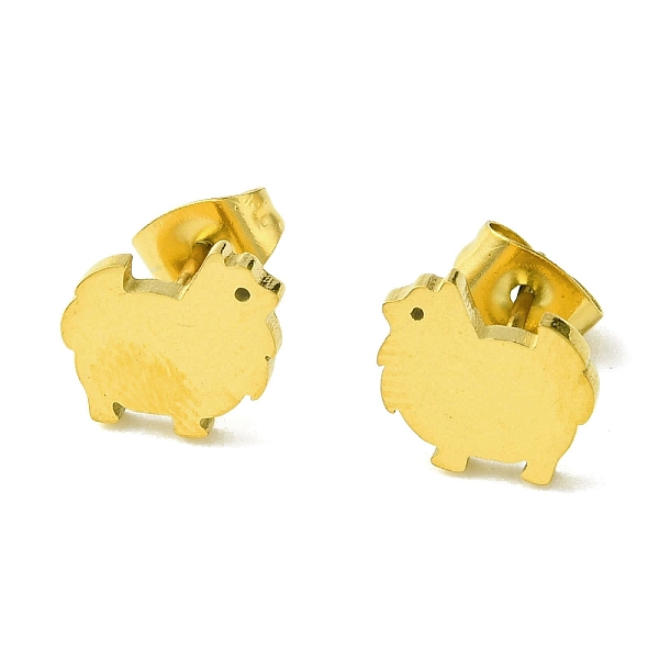 PandaHall Cute Little Animal Theme 304 Stainless Steel Stud Earrings, Dog, 9x9.5mm 304 Stainless Steel Dog
PandaHall Cute Little Animal Theme 304 Stainless Steel Stud Earrings, Dog, 9x9.5mm 304 Stainless Steel Dog
