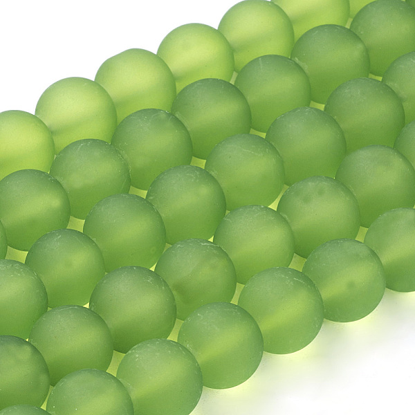 PandaHall Transparent Glass Bead Strands, Frosted, Round, Lime Green, 4mm, Hole: 1.1~1.6mm, about 200pcs/strand, 31.4 inch Glass Round Green
PandaHall Transparent Glass Bead Strands, Frosted, Round, Lime Green, 4mm, Hole: 1.1~1.6mm, about 200pcs/strand, 31.4 inch Glass Round Green
