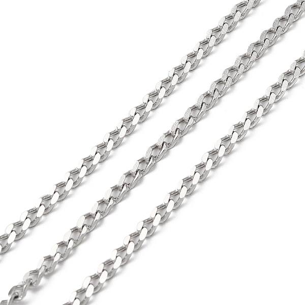 PandaHall 304 Stainless Steel Faceted Curb Chains, Soldered, with Spool, Stainless Steel Color, 3.5x2x0.5mm, about 10m/Roll 304 Stainless...
PandaHall 304 Stainless Steel Faceted Curb Chains, Soldered, with Spool, Stainless Steel Color, 3.5x2x0.5mm, about 10m/Roll 304 Stainless...