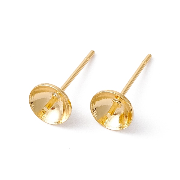 PandaHall Rack Plating Brass Stud Earring Findings, with 925 Silver Pin, for Half Drilled Beads, Long-Lasting Plated, Cadmium Free & Lead...
PandaHall Rack Plating Brass Stud Earring Findings, with 925 Silver Pin, for Half Drilled Beads, Long-Lasting Plated, Cadmium Free & Lead...