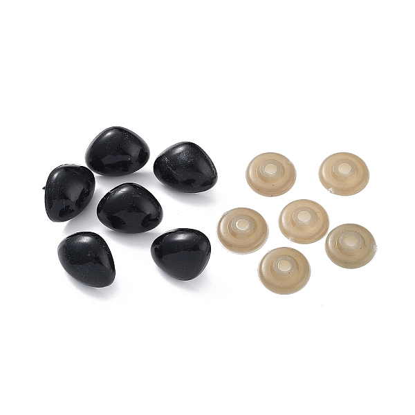 PandaHall (Defective Closeout Sale: Scratch) Craft Plastic Doll Noses, Safety Noses, Black, 21x20x26mm Plastic Triangle Black
PandaHall (Defective Closeout Sale: Scratch) Craft Plastic Doll Noses, Safety Noses, Black, 21x20x26mm Plastic Triangle Black