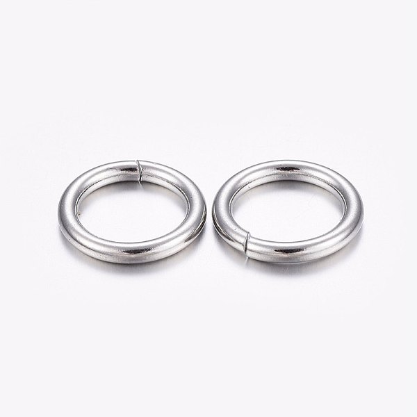 PandaHall 304 Stainless Steel Jump Rings, Open Jump Rings, Stainless Steel Color, 12 Gauge, 14x2mm, Inner Diameter: 10mm 304 Stainless Steel
PandaHall 304 Stainless Steel Jump Rings, Open Jump Rings, Stainless Steel Color, 12 Gauge, 14x2mm, Inner Diameter: 10mm 304 Stainless Steel