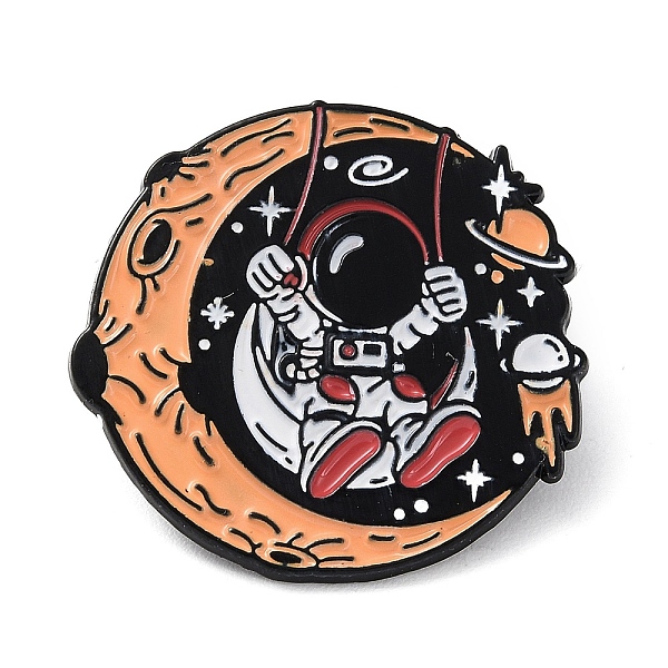 PandaHall Space Theme Astronaut Enamel Pin, Black Zinc Alloy Cartoon Badge for Backpack Clothes, Colorful, 28x29.5x1mm Alloy+Enamel Human
PandaHall Space Theme Astronaut Enamel Pin, Black Zinc Alloy Cartoon Badge for Backpack Clothes, Colorful, 28x29.5x1mm Alloy+Enamel Human