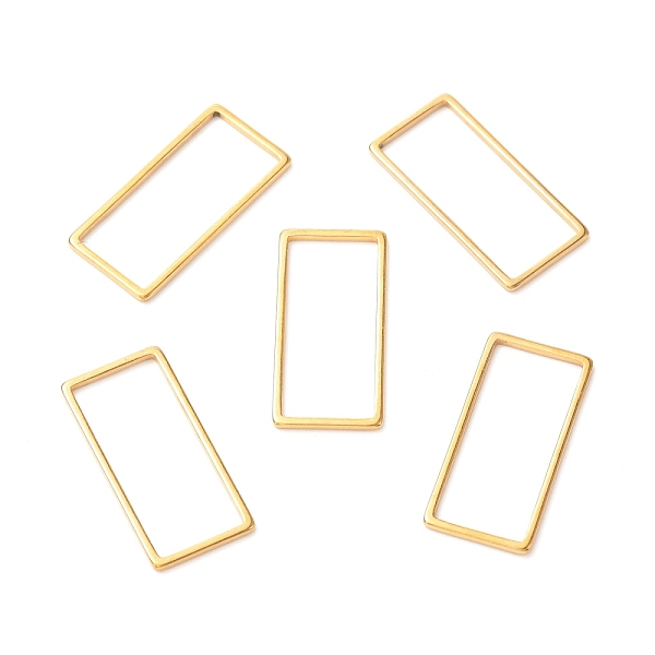 PandaHall 201 Stainless Steel Linking Rings, Rectangle, Golden, 21x10x1mm 201 Stainless Steel Rectangle
PandaHall 201 Stainless Steel Linking Rings, Rectangle, Golden, 21x10x1mm 201 Stainless Steel Rectangle