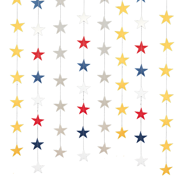 PandaHall AHANDMAKER 78ft Glitter Star Hanging Garland Banner Decoration, Twinkle Paper Five-Pointed Bunting Banner Backdrop String for..., Multicolor
PandaHall AHANDMAKER 78ft Glitter Star Hanging Garland Banner Decoration, Twinkle Paper Five-Pointed Bunting Banner Backdrop String for..., Multicolor
