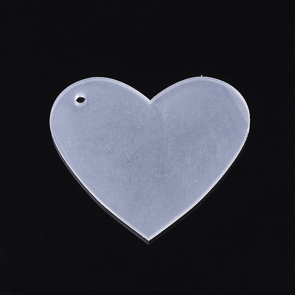 PandaHall Transparent Acrylic Big Pendants, Heart, Clear, 46x52.5x2.5mm, Hole: 2.5mm Acrylic Heart Clear
PandaHall Transparent Acrylic Big Pendants, Heart, Clear, 46x52.5x2.5mm, Hole: 2.5mm Acrylic Heart Clear
