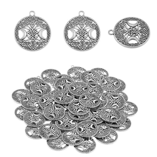PandaHall 60Pcs Life of Tree Moon Charm Pendant Triple Moon Goddess Pendant Ancient Bronze for Jewelry Necklace Earring Making crafts...
PandaHall 60Pcs Life of Tree Moon Charm Pendant Triple Moon Goddess Pendant Ancient Bronze for Jewelry Necklace Earring Making crafts...