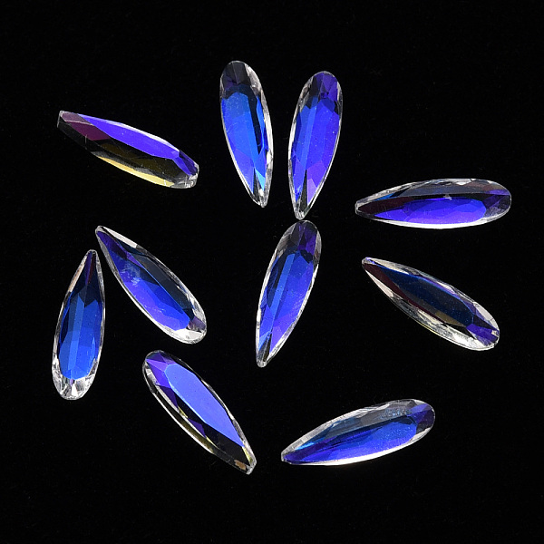 PandaHall Teardrop Transparent Glass Cabochons, Nail Art Decoration Accessories, Faceted, Clear AB, 10x3x2.5mm Glass Teardrop White
PandaHall Teardrop Transparent Glass Cabochons, Nail Art Decoration Accessories, Faceted, Clear AB, 10x3x2.5mm Glass Teardrop White