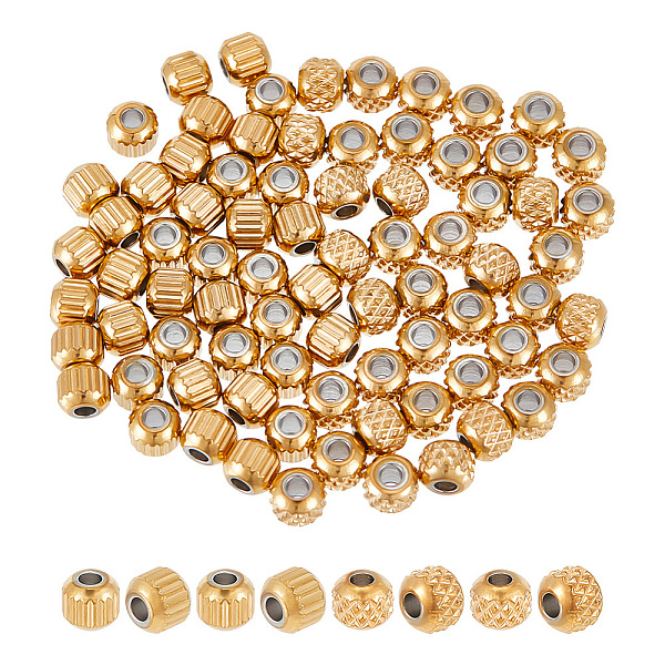 PandaHall UNICRAFTALE 80Pcs 2 Style 201 Stainless Steel Spacer Beads Small Column Beads Rondelle Golden Spacer Beads Textured Metal Loose...
PandaHall UNICRAFTALE 80Pcs 2 Style 201 Stainless Steel Spacer Beads Small Column Beads Rondelle Golden Spacer Beads Textured Metal Loose...