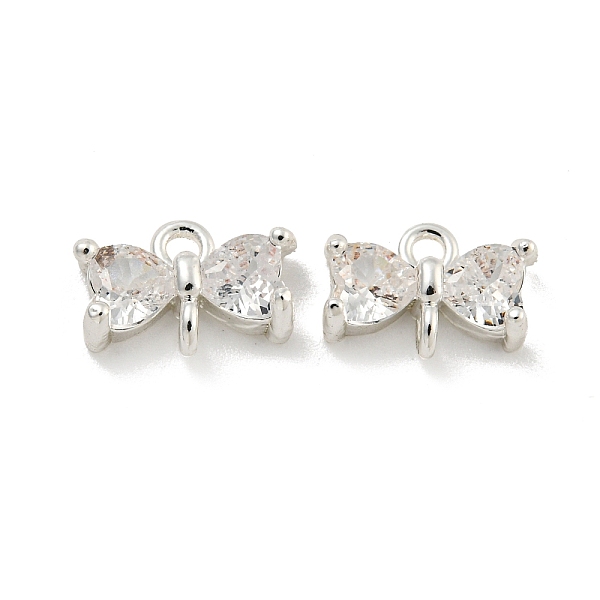 PandaHall Brass Pave Clear Cubic Zirconia Connector Charms, Bowknot Links, 925 Sterling Silver Plated, 7x10x3.5mm, Hole: 1.2mm Brass+Cubic...
PandaHall Brass Pave Clear Cubic Zirconia Connector Charms, Bowknot Links, 925 Sterling Silver Plated, 7x10x3.5mm, Hole: 1.2mm Brass+Cubic...