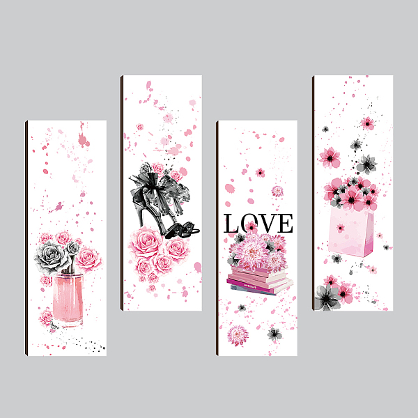 PandaHall Custom Vertical Wooden Wall-Mounted, for Home Room Bedroom Wall Decoration, Leaf Pattern, Pink, 300x100x4.5mm, Hole: 7.5x10.5mm...
PandaHall Custom Vertical Wooden Wall-Mounted, for Home Room Bedroom Wall Decoration, Leaf Pattern, Pink, 300x100x4.5mm, Hole: 7.5x10.5mm...
