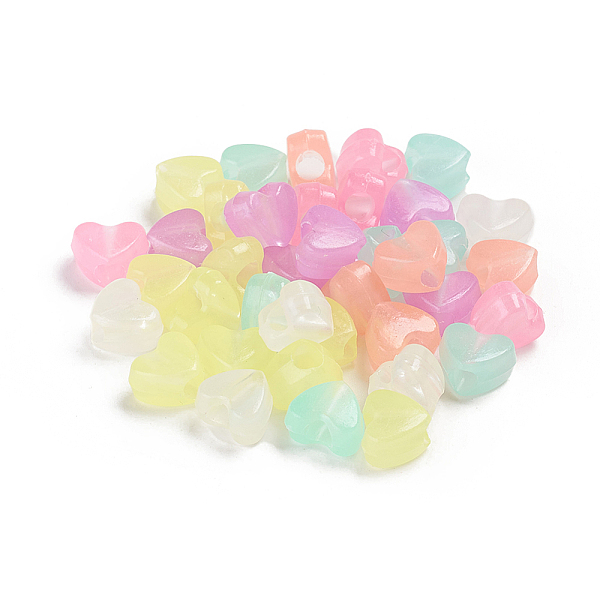 PandaHall Luminous Acrylic Beads, Glow in the Dark, Heart, Colorful, 8.5x10.5x6.5mm, Hole: 3.5mm, about 175pcs/50g Acrylic Heart
PandaHall Luminous Acrylic Beads, Glow in the Dark, Heart, Colorful, 8.5x10.5x6.5mm, Hole: 3.5mm, about 175pcs/50g Acrylic Heart