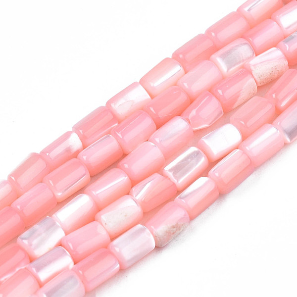 PandaHall Natural Trochid Shell/Trochus Shell Beads Strands, Dyed, Column, Pink, 4~5x3~3.5mm, Hole: 0.9mm, about 77~78pcs/strand, 15.55...
PandaHall Natural Trochid Shell/Trochus Shell Beads Strands, Dyed, Column, Pink, 4~5x3~3.5mm, Hole: 0.9mm, about 77~78pcs/strand, 15.55...
