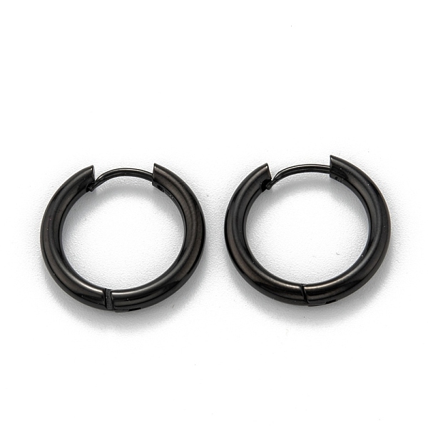 PandaHall 304 Stainless Steel Huggie Hoop Earrings, Hypoallergenic Earrings, Thick Hoop Earrings, Ring, Electrophoresis Black, 10 Gauge...
PandaHall 304 Stainless Steel Huggie Hoop Earrings, Hypoallergenic Earrings, Thick Hoop Earrings, Ring, Electrophoresis Black, 10 Gauge...